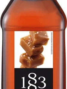 1883 MAISON ROUTIN Salted Caramel Syrup 1 L Plastic Bottle — Barista-Grade, Pump-Friendly