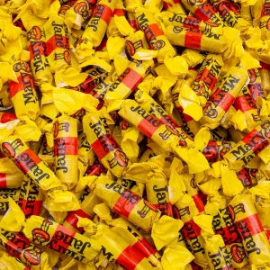 Donty-Tonty Old Fashioned Peanut Butter Taffy 2 lb Bulk Bag — Bite-Size, Individually Wrapped, Vegan Gluten-Free