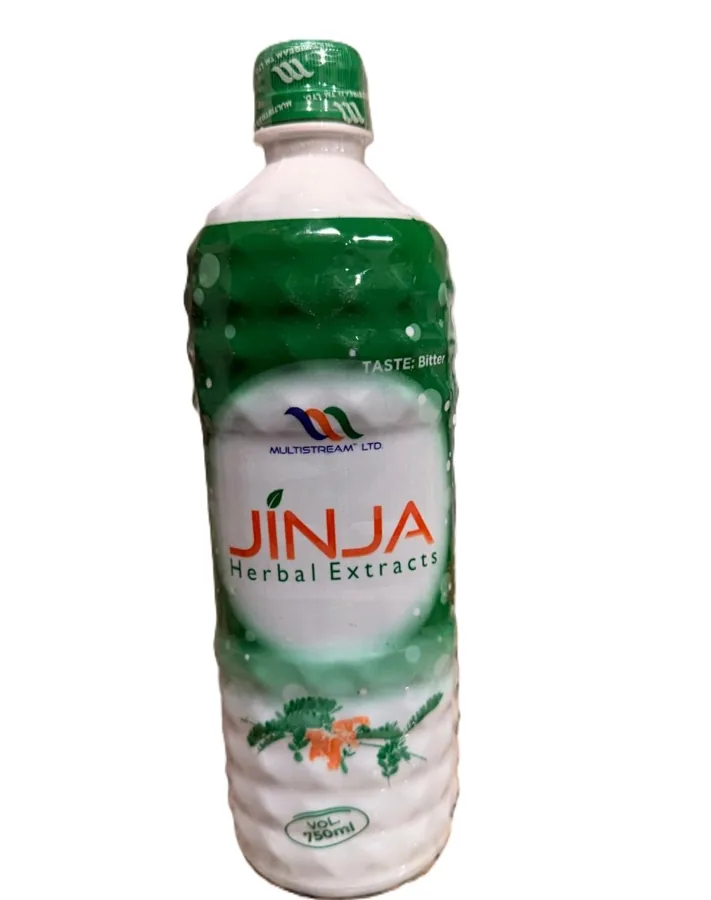 MULTISTREAM Jinja Herbal Extract bitters 750ml — Very Bitter Herbal Refresh, Portable Clear Bottle