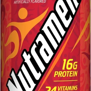 Nutrament Nutritional Drink Strawberry 12 oz (Pack of 12) — 16g Protein, Shelf-Stable Meal Replacement