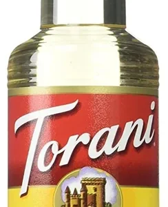 Torani French Vanilla Syrup 12.7 fl oz Pack of 4 — Creamy, Pure Cane Sugar Flavoring for Coffee & Cocktails