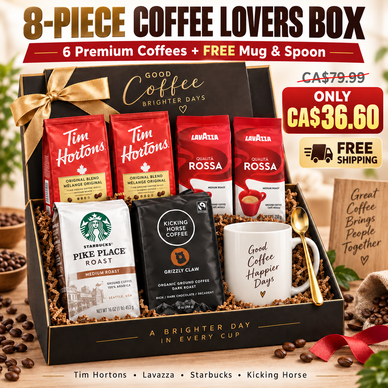 8-Piece Coffee Lovers Box